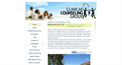 Desktop Screenshot of clinicalcounselinggroup.com